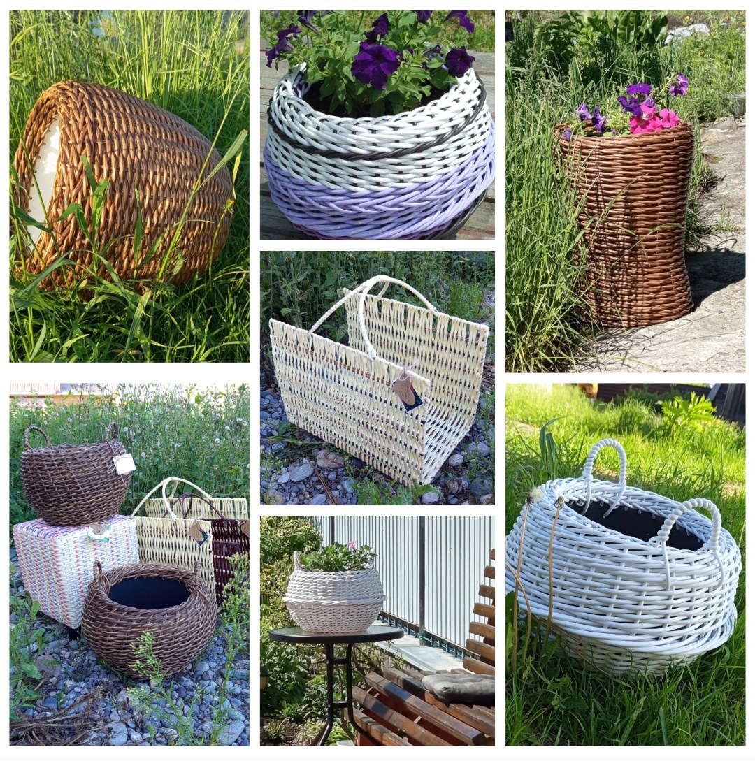 В моём портфолио — уникальные изделия из полиротанга: корзины, кашпо и короба, которые станут изюминкой любого интерьера.