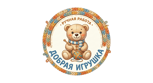Логотип мастерской «Добрая игрушка»