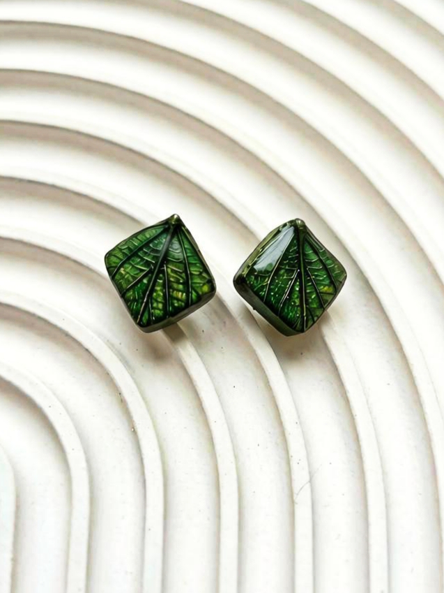 Серьги "Ботаника" из эпоксидной смолы — фото 3