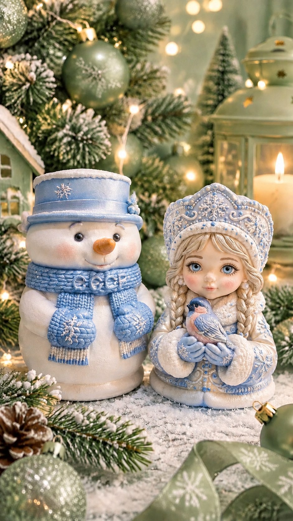 Новогодние вазочки