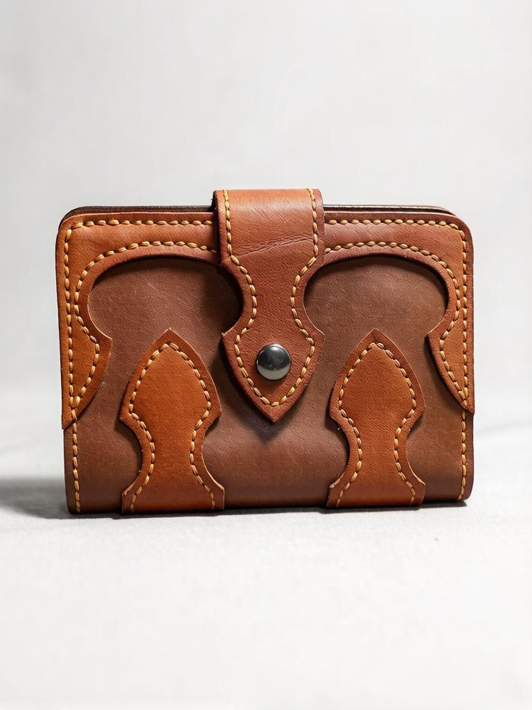 Кошелёк ручной работы «Дух ремесла» - не просто аксессуар, а настоящее произведение кожевенного искусства — фото 2