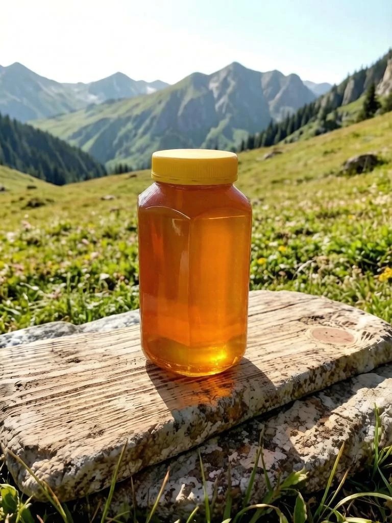 Мёд горное разнотравье , Василёк 1,5 кг