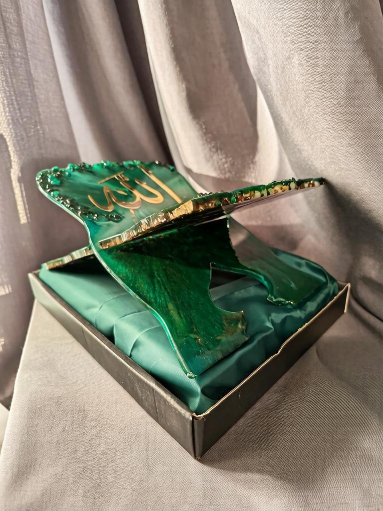 подставка под Коран - сочетание уважения к традиции и современного дизайна (30×19×6 см) — фото 2