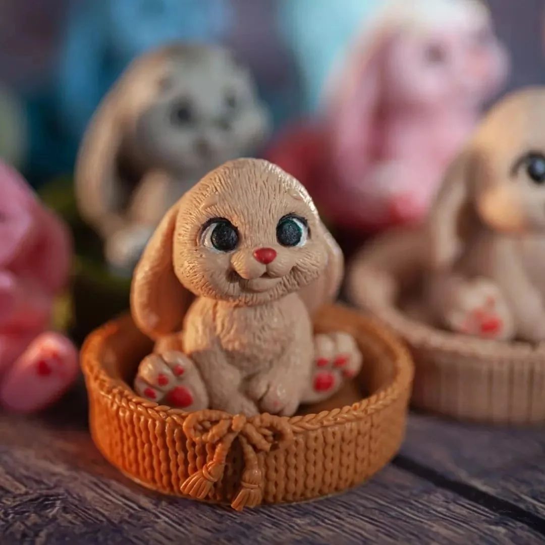 Зайчик Илюша в корзинке — фото 3