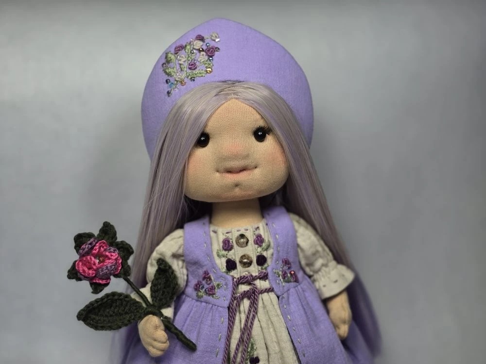 Кукла текстильная сувенирная (игровая) Лила — фото 5