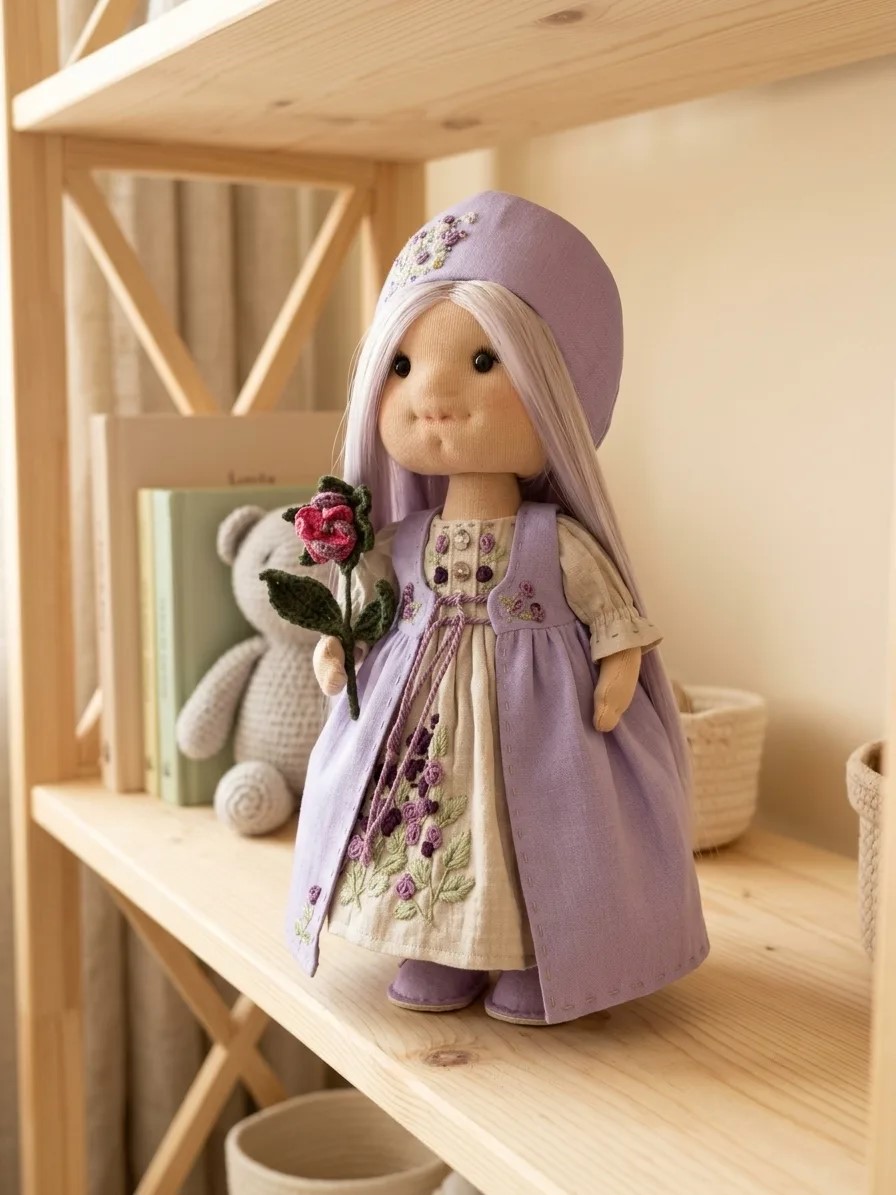 Кукла текстильная сувенирная (игровая) Лила