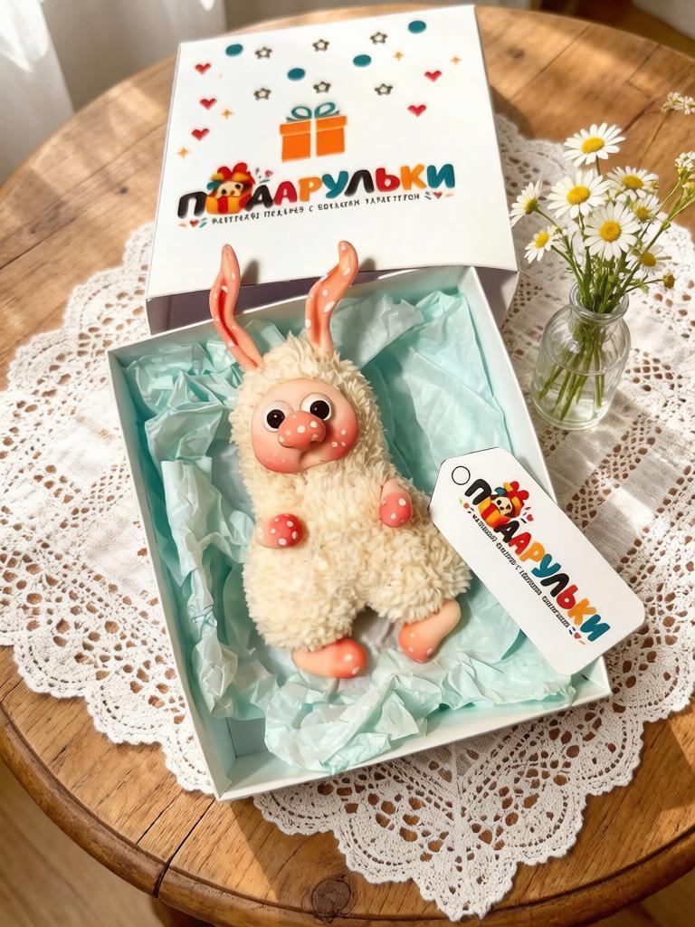 Игрушка зайка «Милый ушастик» - это не просто игрушка, а маленький заряд хорошего настроения.